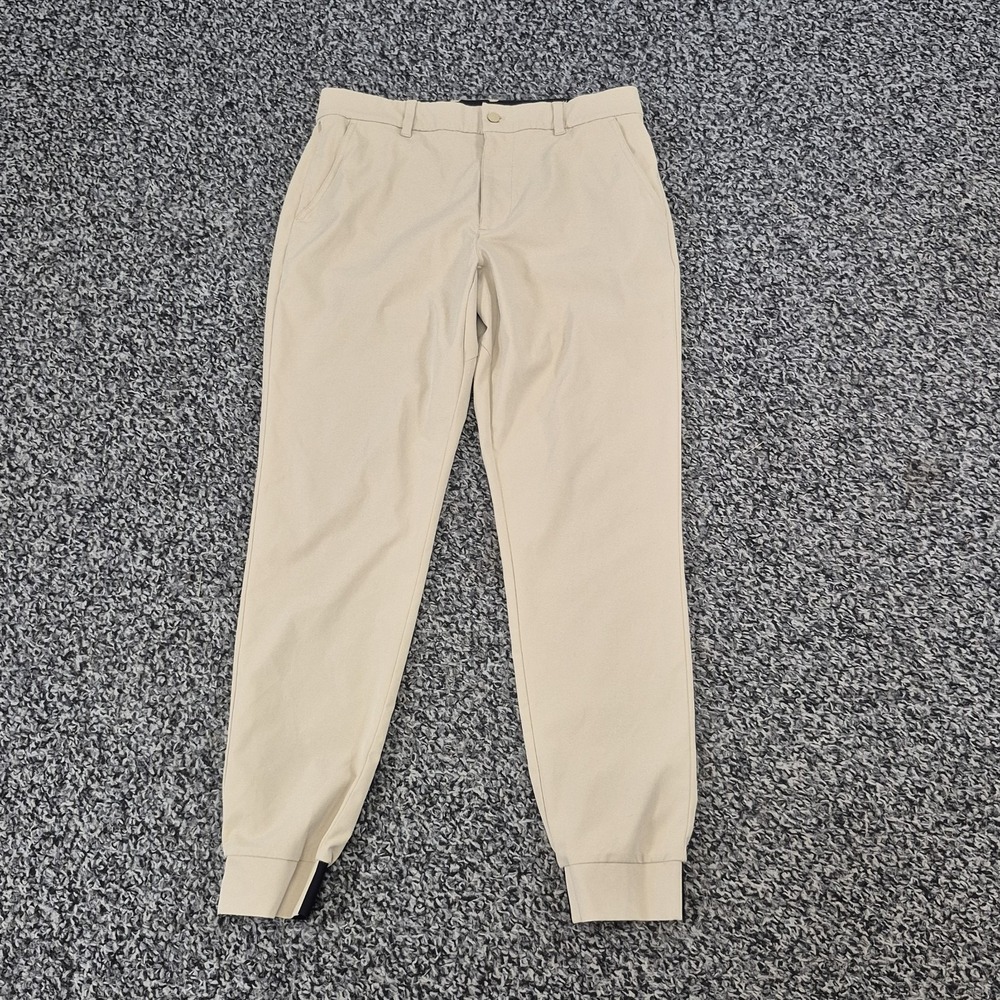 Good Good Golf Pants Mens 32 Beige Tan Tapered Joggers Performance Lightweight‎